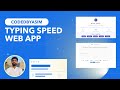 Typing Speed Master Pro - Advanced Typing Test Web App (HTML, CSS, JavaScript)