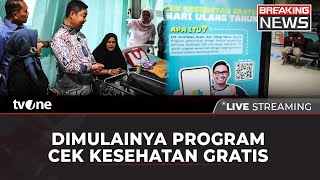 [BREAKING NEWS] Program Cek Kesehatan Gratis dimulai | tvOne