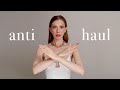 the Anti Haul – 6 things you shouldn't buy this spring !