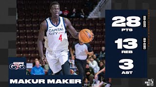 Makur Maker Posts CAREER-HIGH 28 PTS \u0026 13 REB In Win Over Raptors 905!