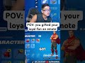 pov you gifted your loyal fan an emote