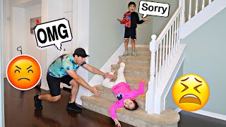 Can't BELIEVE George Pushed Suri DOWN The STAIRS!! *Shocking* | Jancy Family