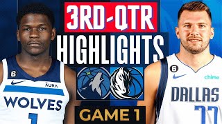 Minnesota Timberwolves vs. Dallas Mavericks - Game 1 Highlights 3rd-QTR | WCF | 2024 NBA Playoffs