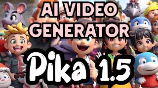 Pika 1.5 AI video generator