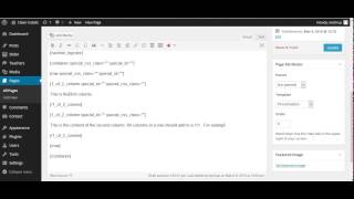 Ketchupthemes Shortcodes - Section with columns examples
