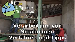 Verarbeitung von Sojabohnen - Verfahren und Tipps