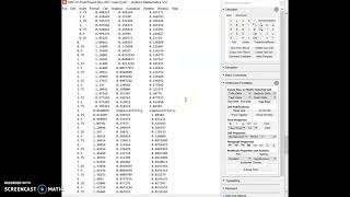 Adding a Summary Table to Mathematica