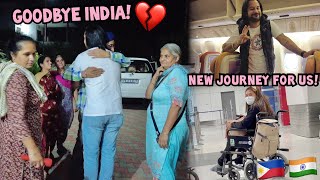 Filipino Indian Couple Leaves India for Good! Saying Goodbye to our Indian Family!