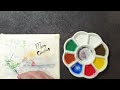 how to paint this quick and easy christmas card in watercolor