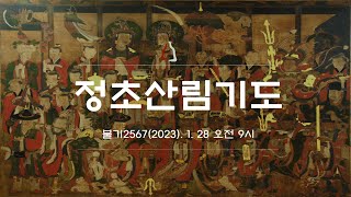 봉은사 정초산림기도 (2023.01.28)