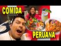 🇨🇴 COLOMBIANA Prueba la comida Peruana POR PRIMERA VEZ 😱