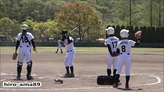 《中学硬式》　東広島ボーイズ　【シートノック】　20210411@瀬野川