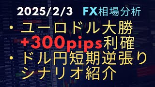 【FX先出解説】ユーロドル+300pips大勝！/ドル円短期逆張りシナリオ解説(ドル円・ユーロドル・その他通貨ペア解説)#fx #投資 #先出しシナリオ#専業トレーダーシナリオ #電子書籍