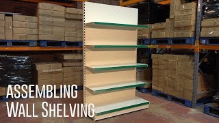 How to assemble Wall Shelving - assembly step by step video guide - Shelving4shops