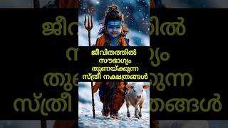 ജീവിതത്തിൽ സൗഭാഗ്യം തുണയ്ക്കുന്ന സ്ത്രീ നക്ഷത്രങ്ങൾ#astrology #shortsfeed #shorts