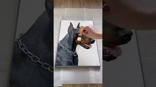 Dog realistic drawing 😮