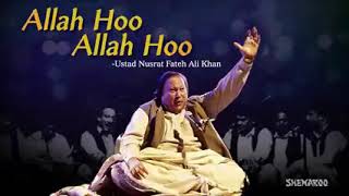 Allah Hoo Allah Hoo with English Translation Nusrat Fateh Ali Khan|The Legend NFAK❤
