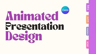Animated Presentation In Canva Tutorial