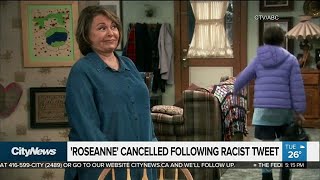 'Roseanne' cancelled following racist tweet by Barr