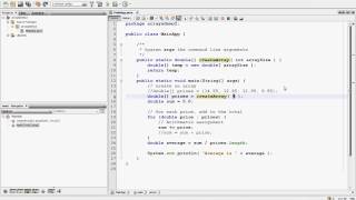Week 10 Java Array Part 6