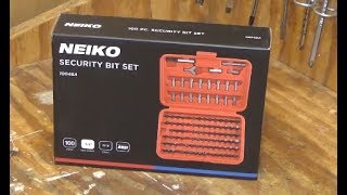 NEIKO Security Bit Set | Unboxing and Initial Opinions