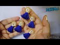 Using Only Small beads How To Make New Bridal Saree Kuchu I Saree Kuchu With Normal Needle   MCBMcb