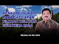 BREAKING NEWS - Menkopolhukam Rakor Kesiapan Pilkada Wilayah Sumatera 2024