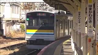 鶴見線205系1100番台ナハT17編成車窓　鶴見～浜川崎