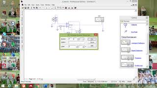 Simulasi Op-Amp Non Inverting menggunakan Software Livewire 1.11 Pro