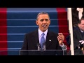 Obama's inaugural speech addresses challenges ahead