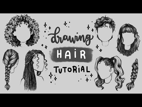 How to draw hair? | Tutorial