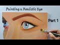 How To Paint a Realistic Eye #art #painting #acrylicpainting #oilpainting