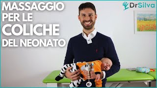 MASSAGGIO ALLA PANCIA PER LE COLICHE DEL NEONATO - Video Tutorial a cura di Matteo Silva - Osteopata