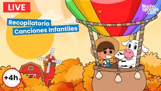 🔴[LIVE] Cantemos con NACHO 🎶 | +1 Hora de Canciones Infantiles | Las Mejores Canciones Para Niños