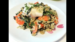 Codfish with Brown Rice: A Healthy and Delicious Recipe