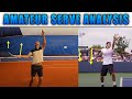 Amateur Tennis Serve Analysis- Balance, Timing, and Tension