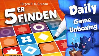 5er Finden - Daily Game Unboxing