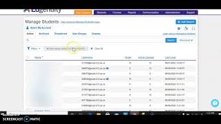 How to create classes and allocate students in Edgenuity?