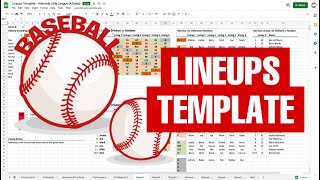 HOW TO Manage a Youth Baseball Lineup (FREE Spreadsheet Template)
