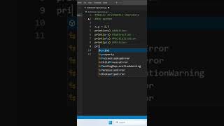 Arithmetic Operators in Python #pyhton #pythoncourseforbeginners #pythontutorial