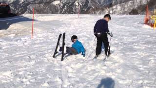 田尻沢コース／天神平スキー場から20140329