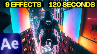 9 EPIC Effects in 2 Minutes (After Effects)