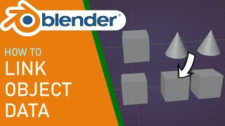 Blender how to link object data