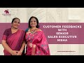 Customer Feedbacks with senior Executive Nisha | Queens Jewel Emporium #queensjewelemporium