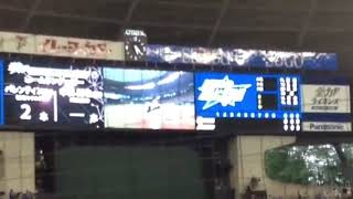 2014年7月18日　マツダオールスターゲーム第1戦　ホームランダービー準決勝バレンティンvs中村剛也　中村剛也の打席(応援歌付き)