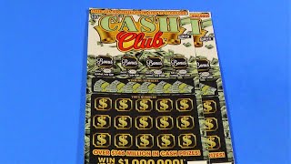 SOOD 781: TWO $10 CASH CLUB Florida Lottery Scratch Tickets