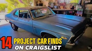 Hidden Gems: 14 Classic Project Cars Found on Craigslist!