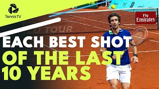 The Best ATP Tennis Shot Every Year for the Last 10 Years!