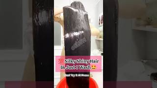 💯%Silky Shiny Soft Hair At Home 🏡||Silky Hair Tips/Shampoo Hacks 01#haircare#hairhacks #viral#shorts