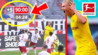 Top 10 Most Dramatic Injury-Time Goals 2020 - Lewandowski, Haaland & More